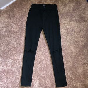 BDG High-Rise Black Ripped Jeans